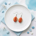 Hot Dog Dangle Earrings Funny Food-Inspired Statement Pair