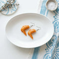 Fried Chicken Wing Dangle Earrings for Food Lovers
