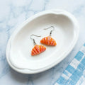 Croissant Dangle Earrings with Sweet Bakery Charm