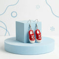 Cute Mini Red Sneaker Earrings Novelty Jewelry