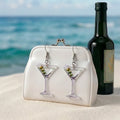 Martini Glass Drop Earrings for Fun Cocktail Lovers