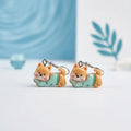 Cute Corgi Dog Dangle Earrings for Everyday Playful Style