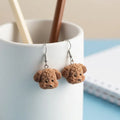 Cute Puppy Dog Head Dangle Earrings for Everyday Style