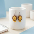 Cute Lion Dangle Earrings for Animal Lovers Everyday Style