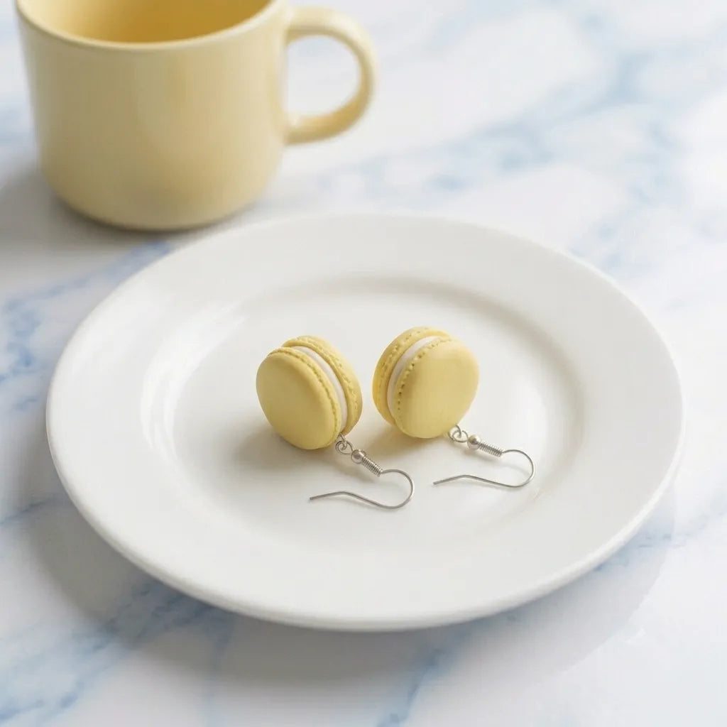 Cute Macaron Earrings Lightweight Novelty