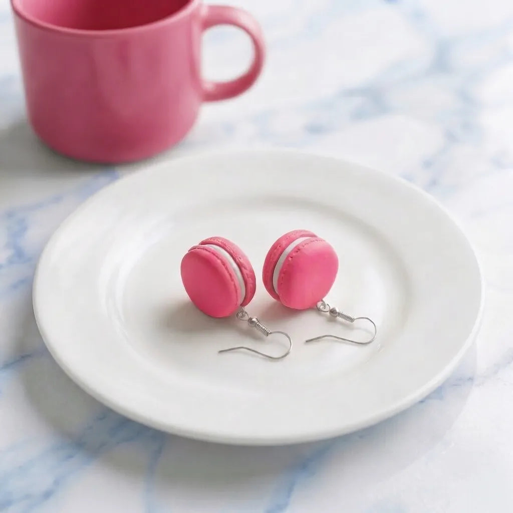 Cute Macaron Earrings Lightweight Novelty
