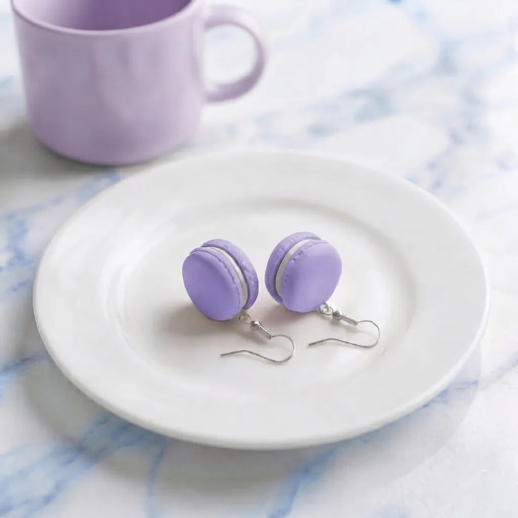 Cute Macaron Earrings Lightweight Novelty