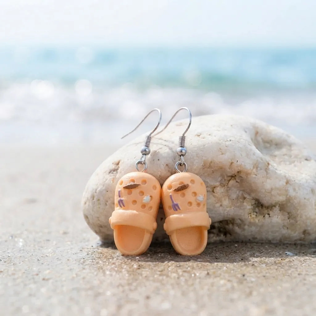 Cute Crocs Earrings Fun Summer Beach Style