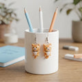 Cute Tabby Cat Earrings Adorable Pet Style