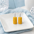 Funny Corn Cob Dangle Earrings for Cute Kawaii Style