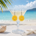 Lemon Slice Dangle Earrings for Fun Summer Style