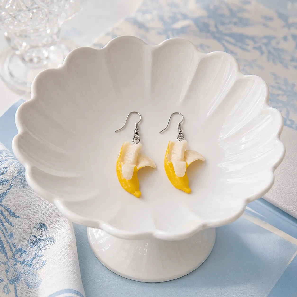 Cute Banana Dangle Earrings for Women and Teens