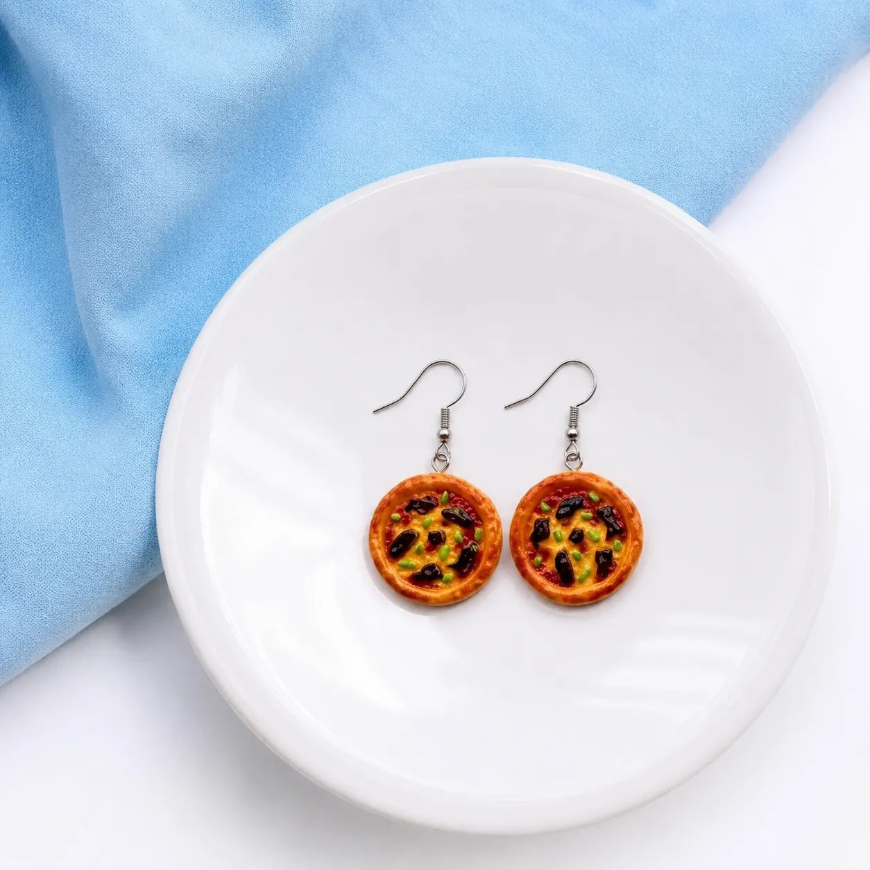 Cute Pizza Slice Earrings for Fun Everyday Style