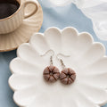 Cute Chocolate Donut Dangle Earrings for Kawaii Y2K Looks