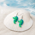Cute Seahorse Drop Earrings for Beachy Style