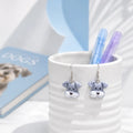 Cute Dog Head Dangle Earrings for Women and Teens