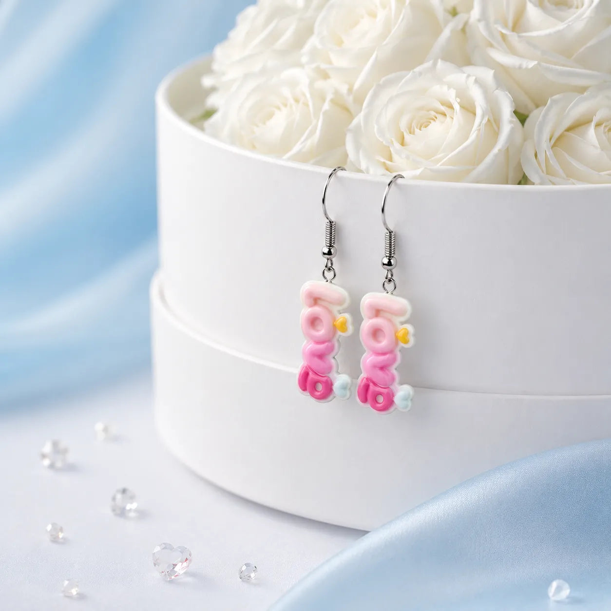 Cute Love Letter Dangle Earrings Gift For women