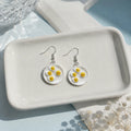 Fried Egg Plate Drop Earrings for Fun Everyday Style