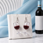 Funny Wine Glass Dangle Earrings for Trendy Y2K Looks