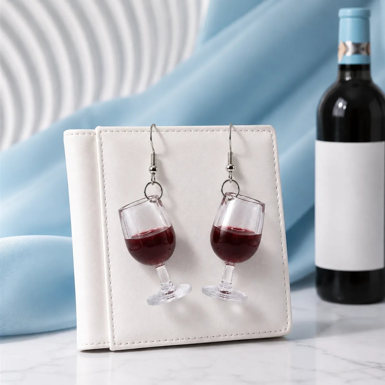Funny Wine Glass Dangle Earrings for Trendy Y2K Looks