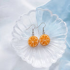 Cute Orange Slice Earrings for Playful Summer Style