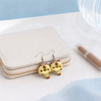 Cute Cat Donut Earrings for Playful Everyday Style