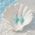 Cute Seahorse Drop Earrings for Beachy Style