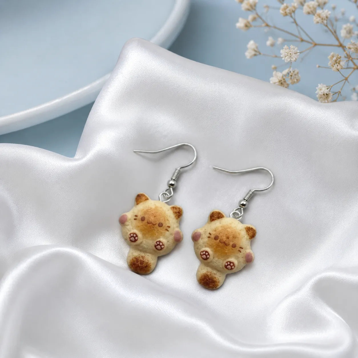 Cute Cat Dangle Earrings for Women and Teens