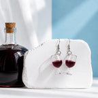Funny Wine Glass Dangle Earrings for Trendy Y2K Looks