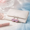 Lucky Heart Drop Earrings for Cute Everyday Style