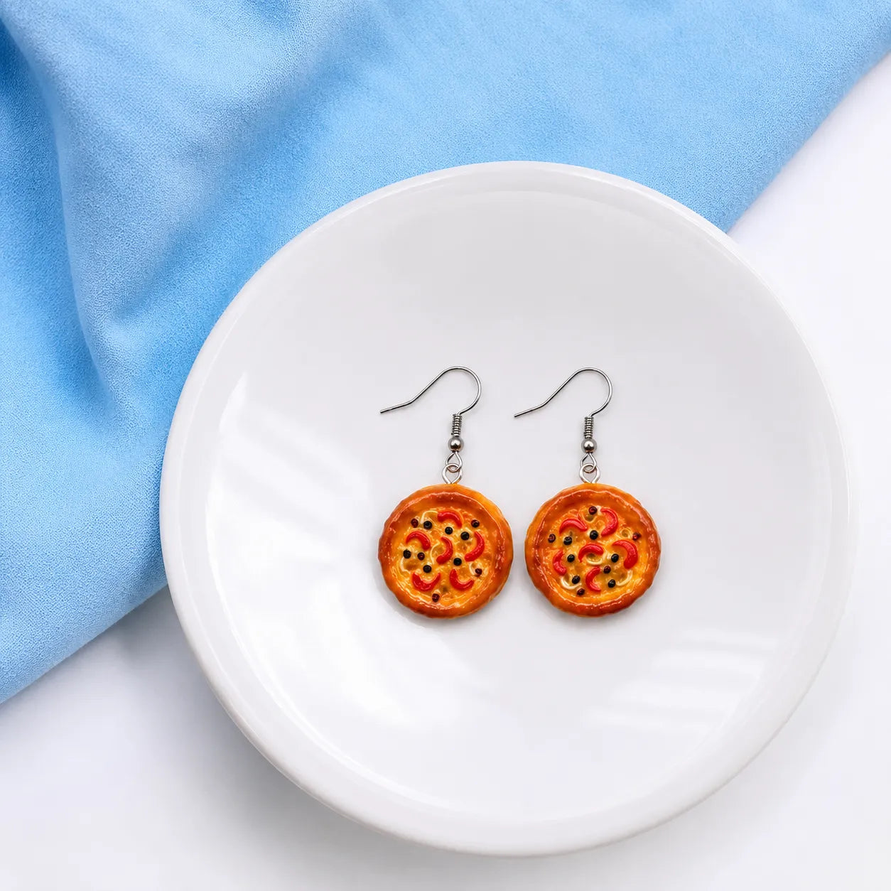 Cute Pizza Slice Earrings for Fun Everyday Style